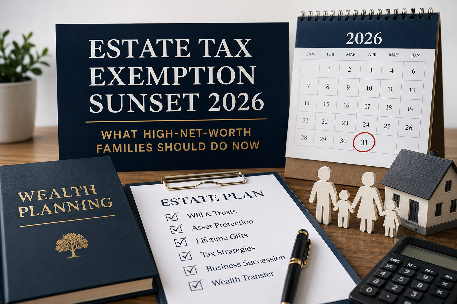 estate tax exemption sunset 2026