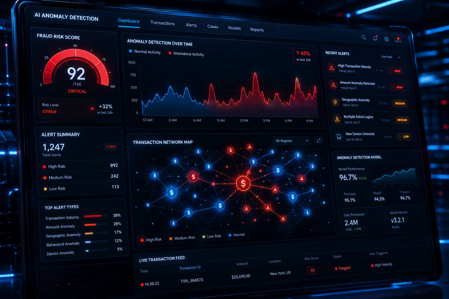 ai anomaly detection dashboard